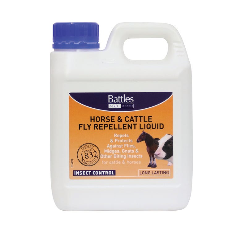 Battles Horse &amp; Cattle Fly Repellent Liquid image 2