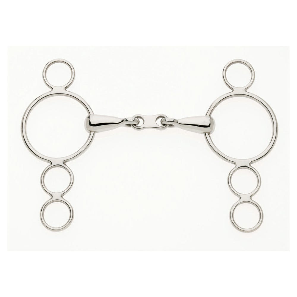 Continental 3 Ring French Link Snaffle image 1