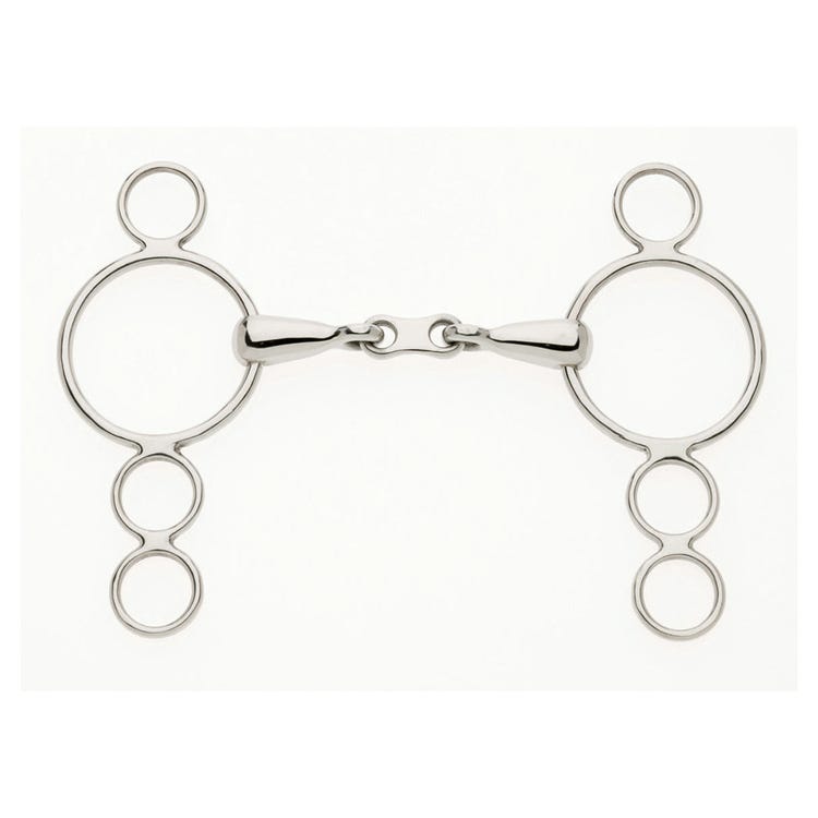 Continental 3 Ring French Link Snaffle image 1