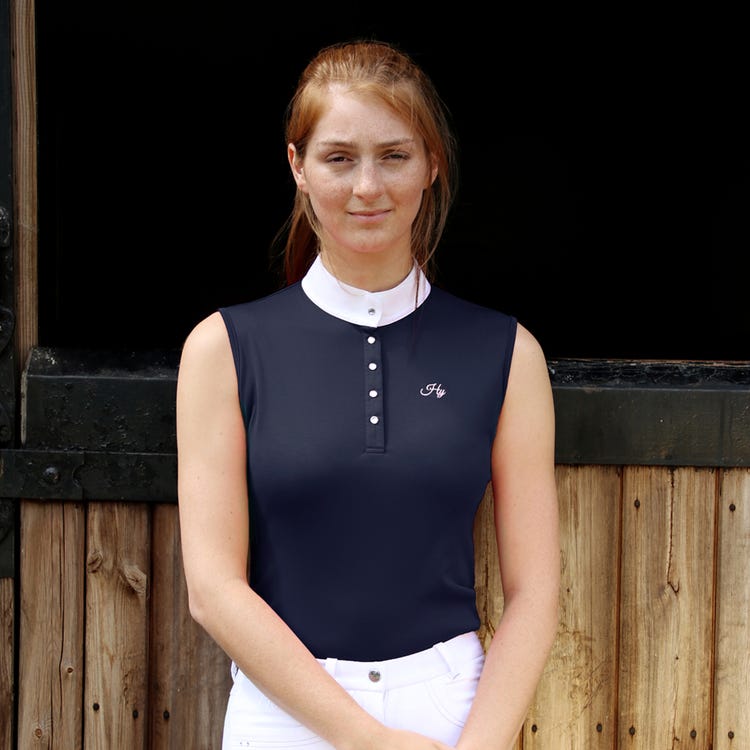 Hy Equestrian Sophia Sleeveless Show Shirt image 12