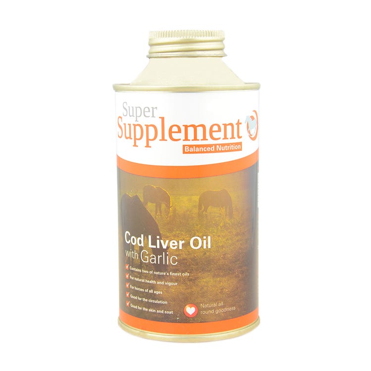 Super Supplement Cod Liver Oil with Garlic image 1