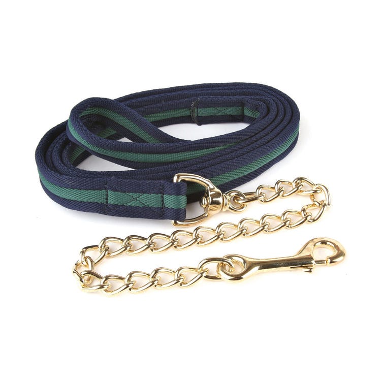 Hy Equestrian Soft Webbing Lead Rein With Chain image 4