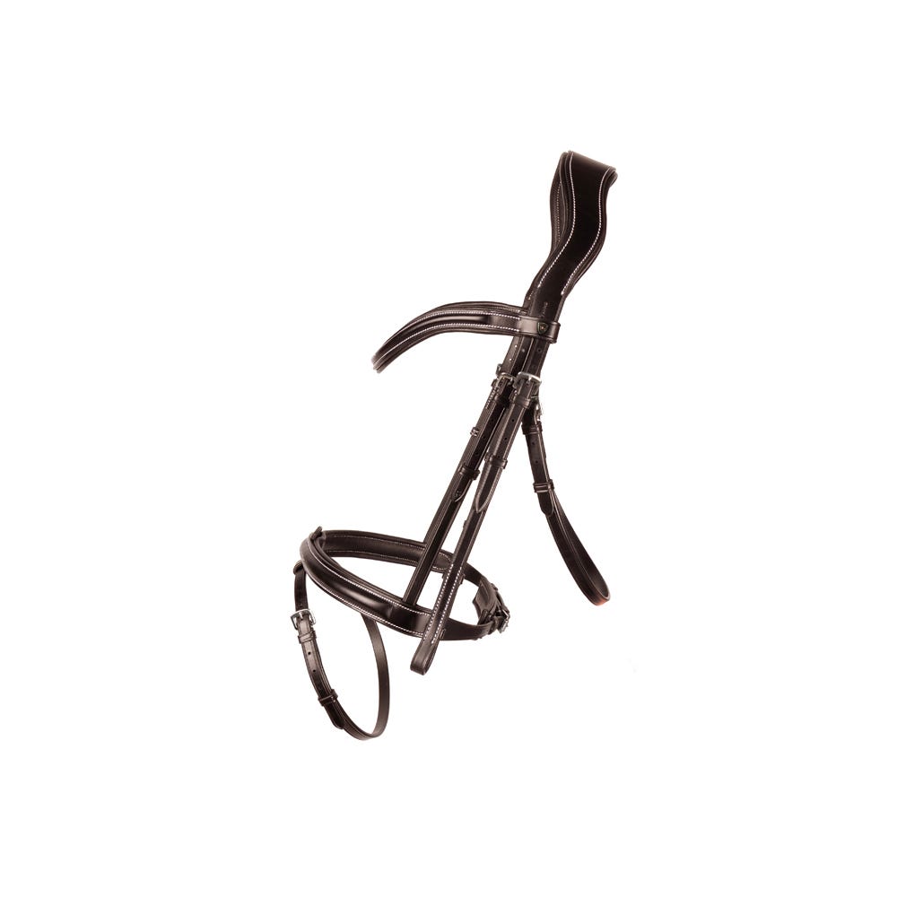 ProPresicce Pelle Raised Flash Leather Bridle by Hy Equestrian image 2