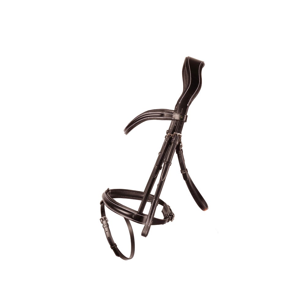 ProPresicce Pelle Raised Flash Leather Bridle by Hy Equestrian image 3