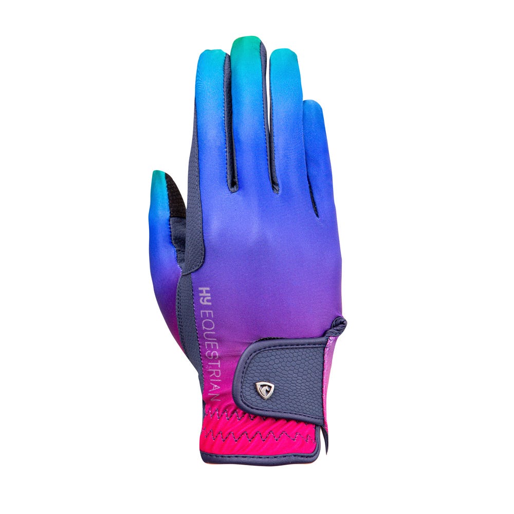 Hy Equestrian Ombre Riding Gloves image 4