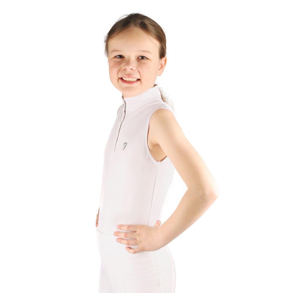 Hy Equestrian Eden Children&#039;s Sleeveless Show Shirt image 9