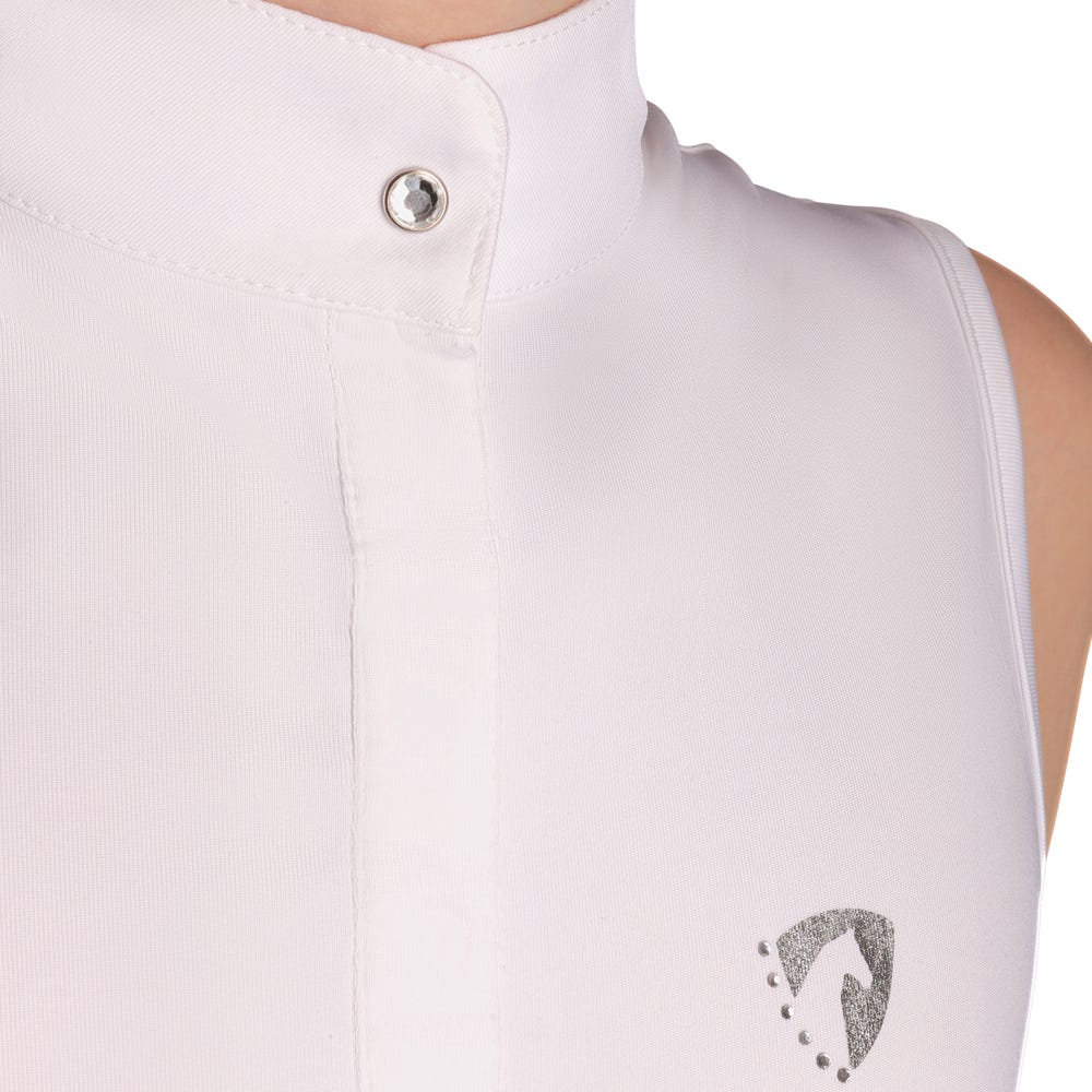 Hy Equestrian Eden Children&#039;s Sleeveless Show Shirt image 10