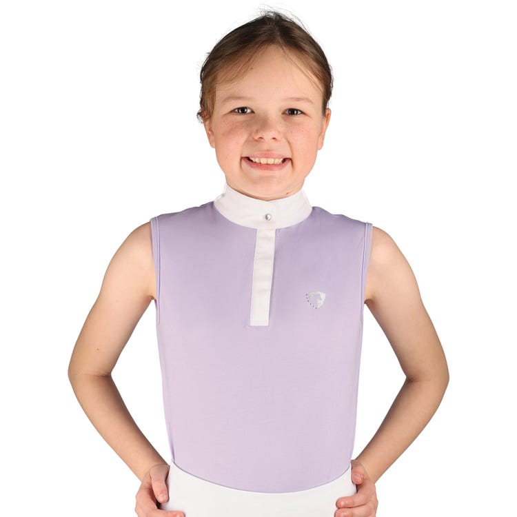 Hy Equestrian Eden Children&#039;s Sleeveless Show Shirt image 1