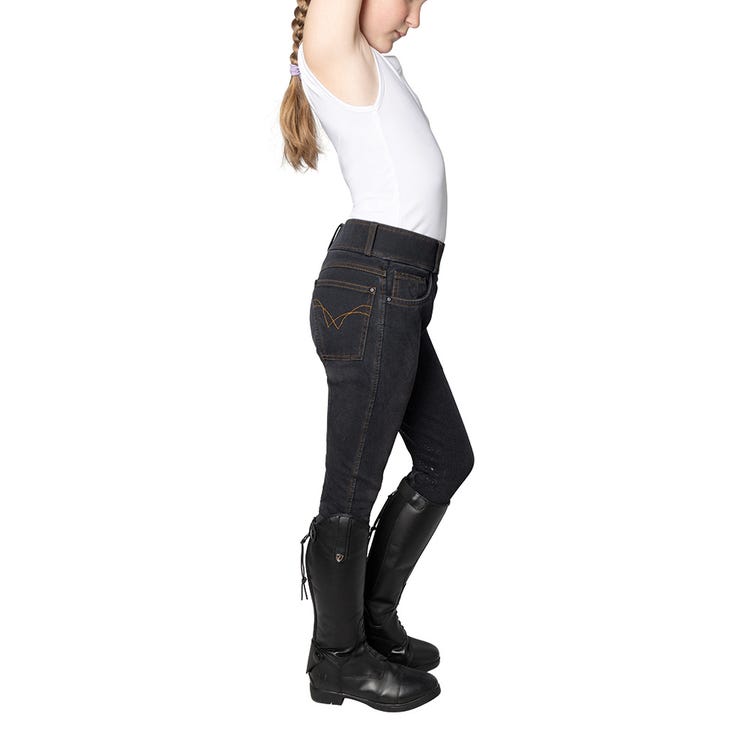 Hy Equestrian Elevate Mizs Style Denim Breeches image 2