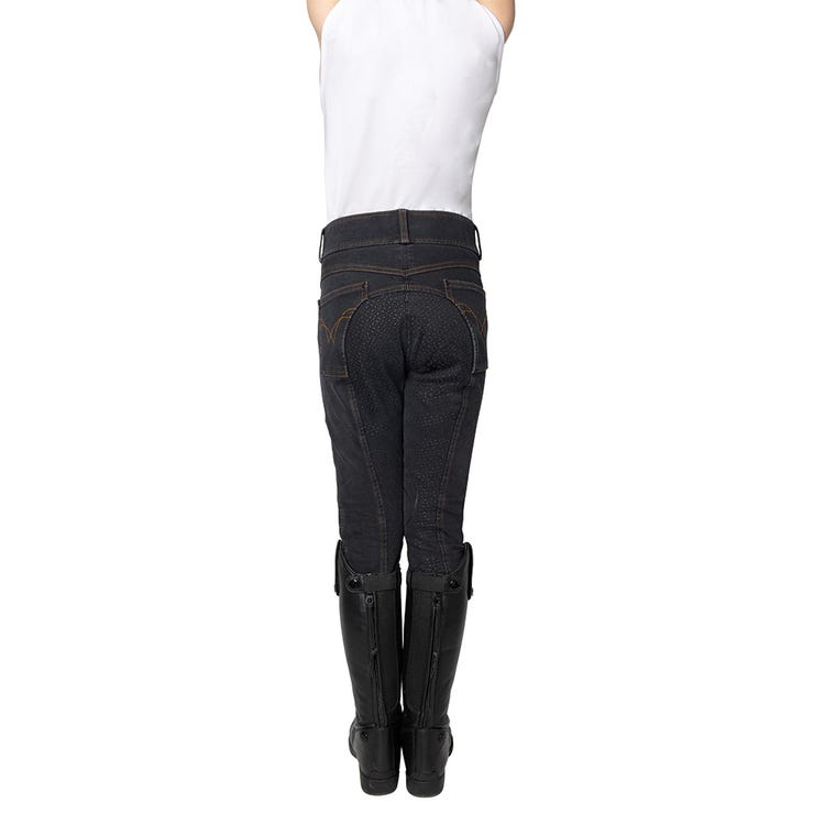 Hy Equestrian Elevate Mizs Style Denim Breeches image 3