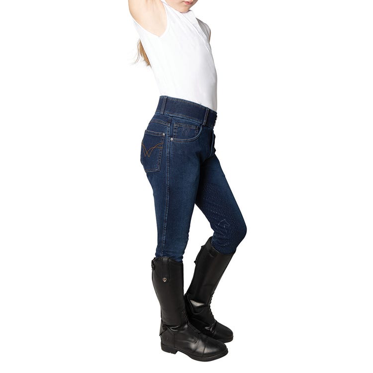Hy Equestrian Elevate Mizs Style Denim Breeches image 5
