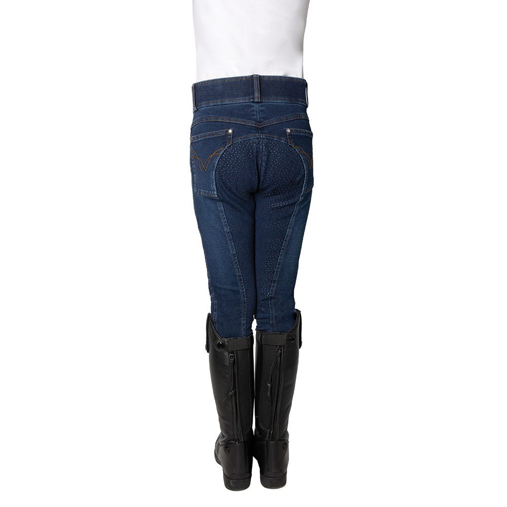 Hy Equestrian Elevate Mizs Style Denim Breeches image 6
