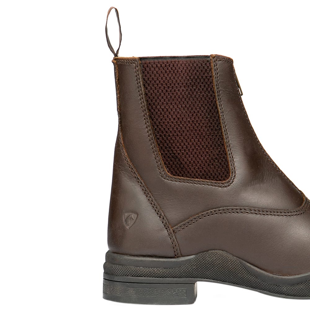 Hy Equestrian Fleece Lined Wax Leather Zip Jodhpur Boot image 10