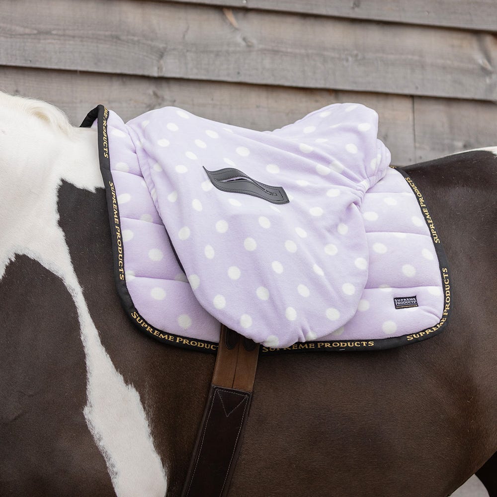 Supreme Products Ride on Dotty Fleece Saddle Cover image 2