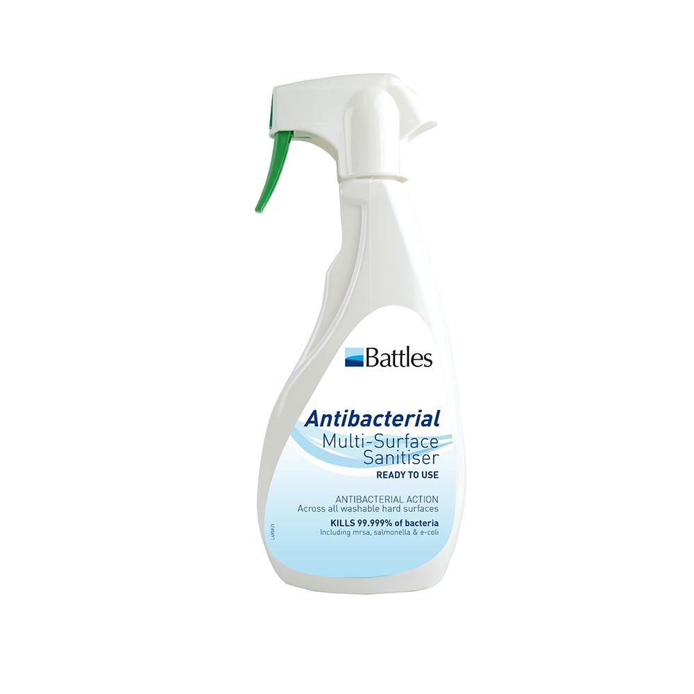 Battles Antibacterial Multi-Surface Sanitiser (Ready To Use) image 1