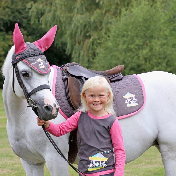 Merry Go Round Long Sleeve T-Shirt by Little Rider image 1