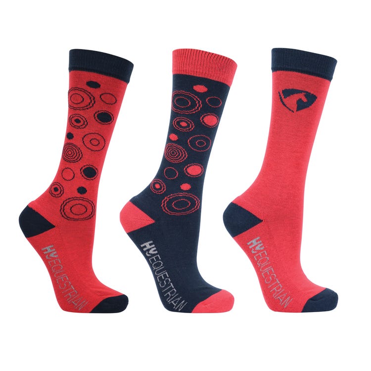 Hy Equestrian DynaMizs Ecliptic Socks (Pack of 3) image 4