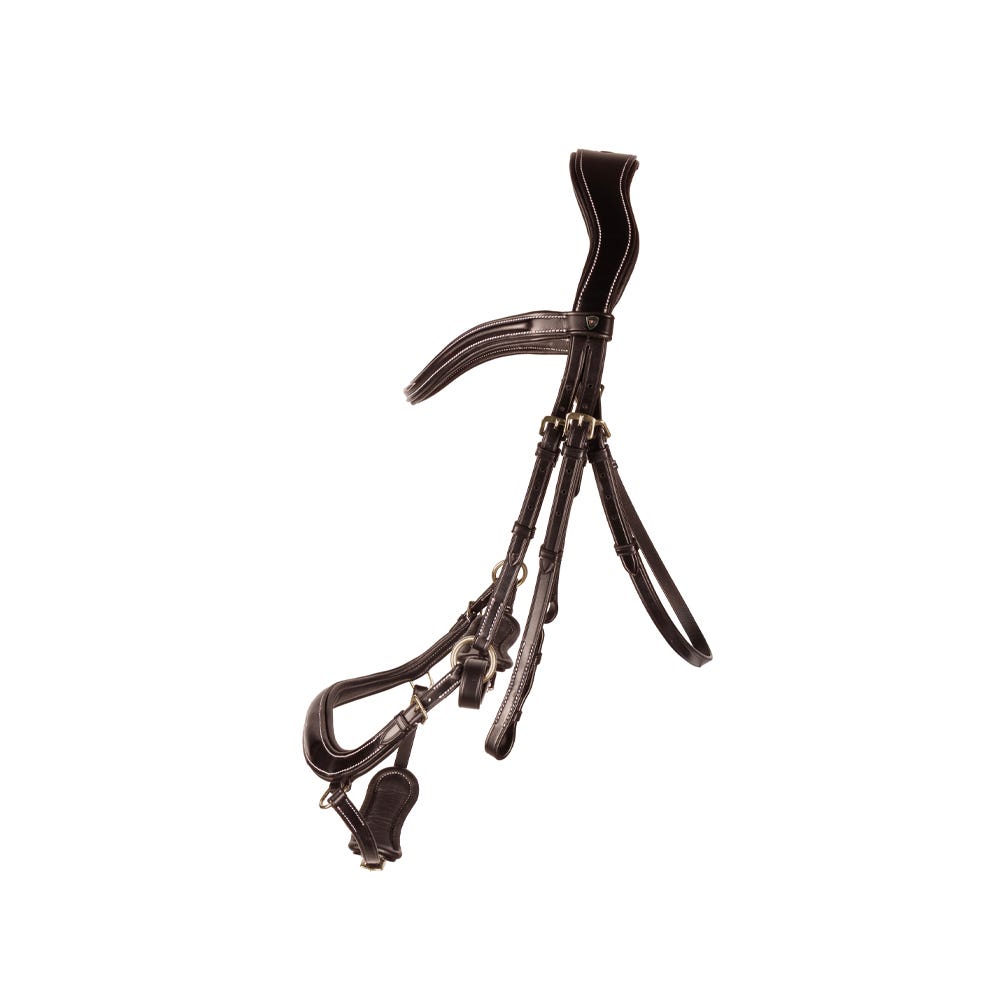 ProPresicce Pelle Drop Leather Bridle by Hy Equestrian image 3