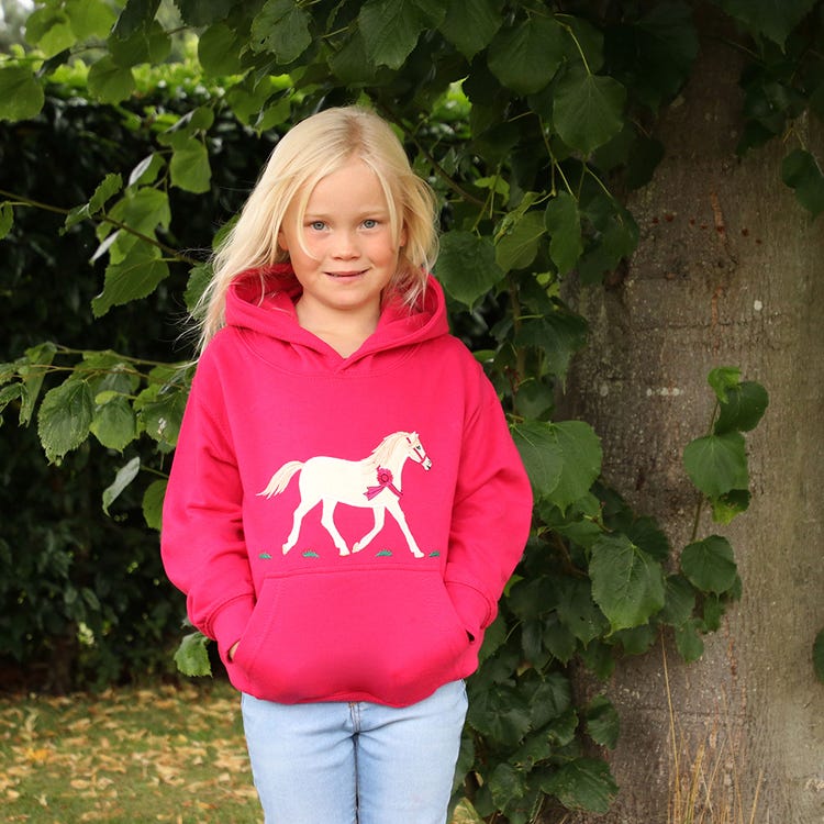 British Country Collection Champion Pony Childrens Hoodie image 1