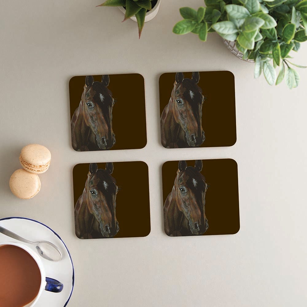 Deckled Edge Melamine Coasters image 1