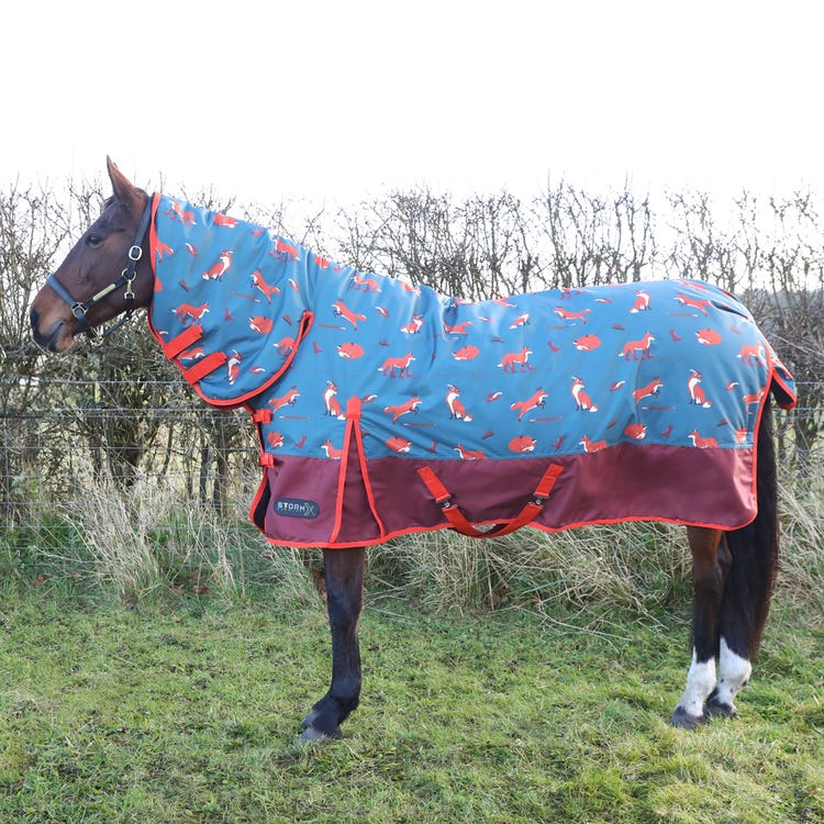 StormX Original Frivolous Fox 200 Combi Turnout Rug image 1