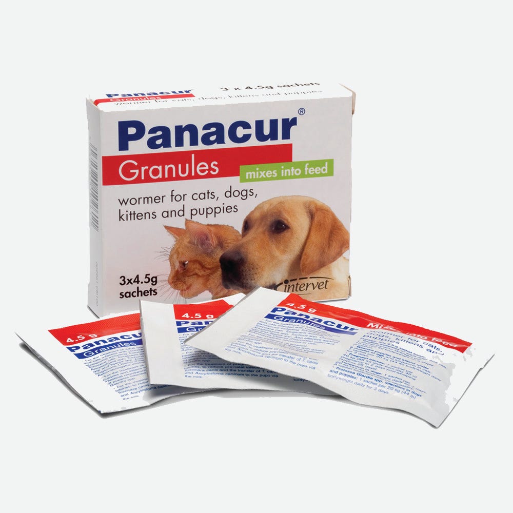 Panacur Granules for Dogs & Cats - 22% granules - Battles