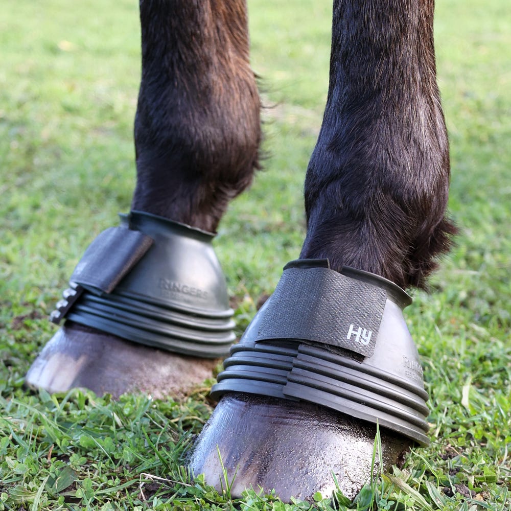 Hy Equestrian Ringed Over Reach Boots image 2