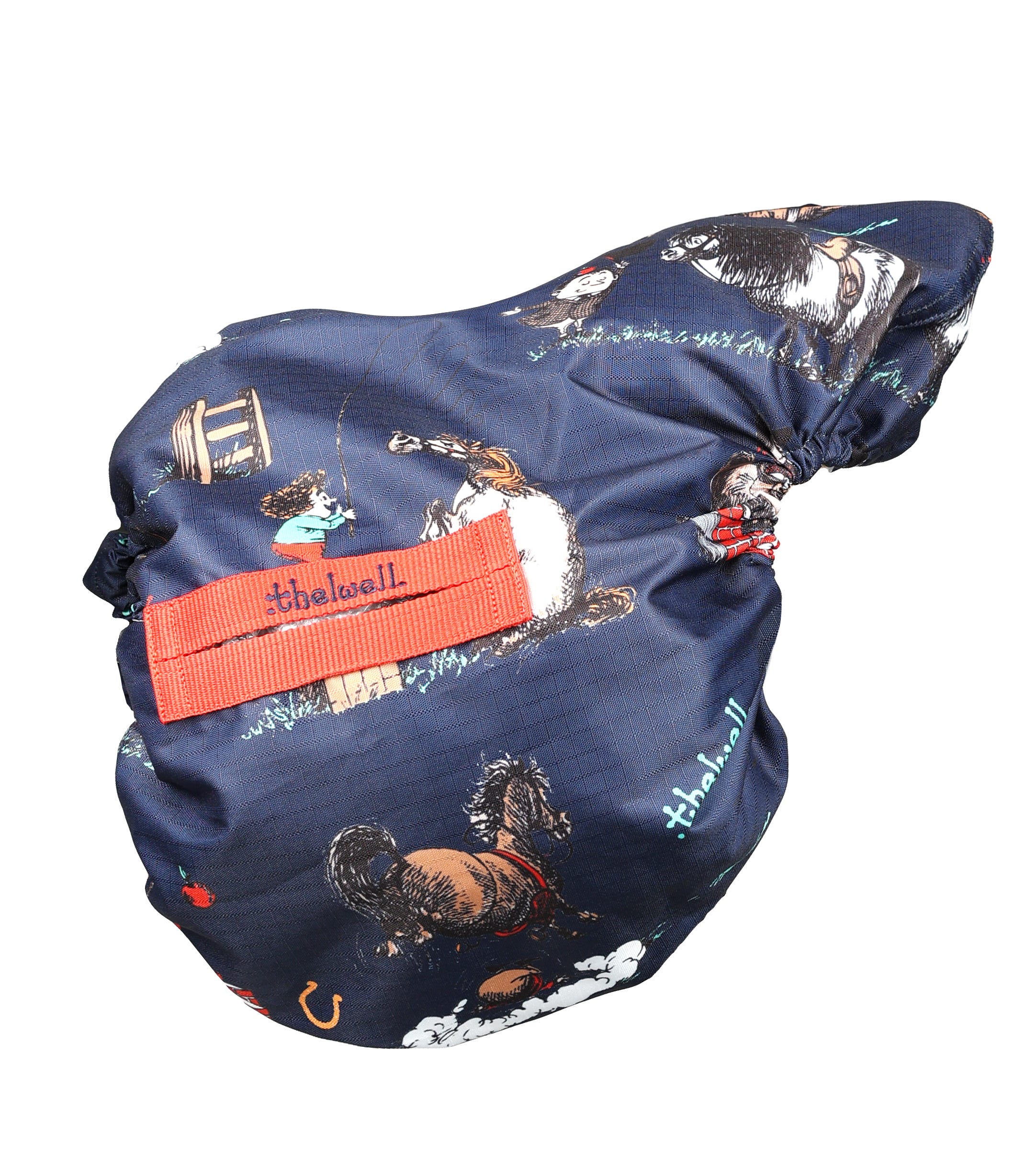 Hy Equestrian Thelwell Collection Practice Makes Perfect Saddle Cover image 1