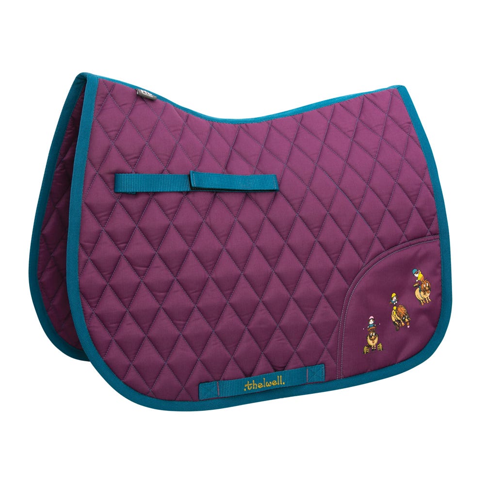 Hy Equestrian Thelwell Collection Pony Friends Saddle Pad image 1