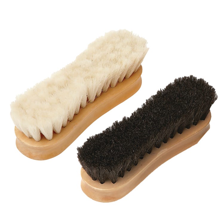 Equerry Wooden Face Brush - Goat Hair image 1