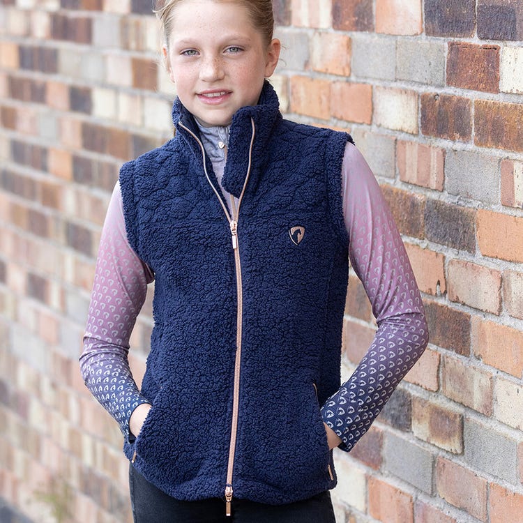 Hy Equestrian Elevate Mizs Teddy Fleece Gilet image 1