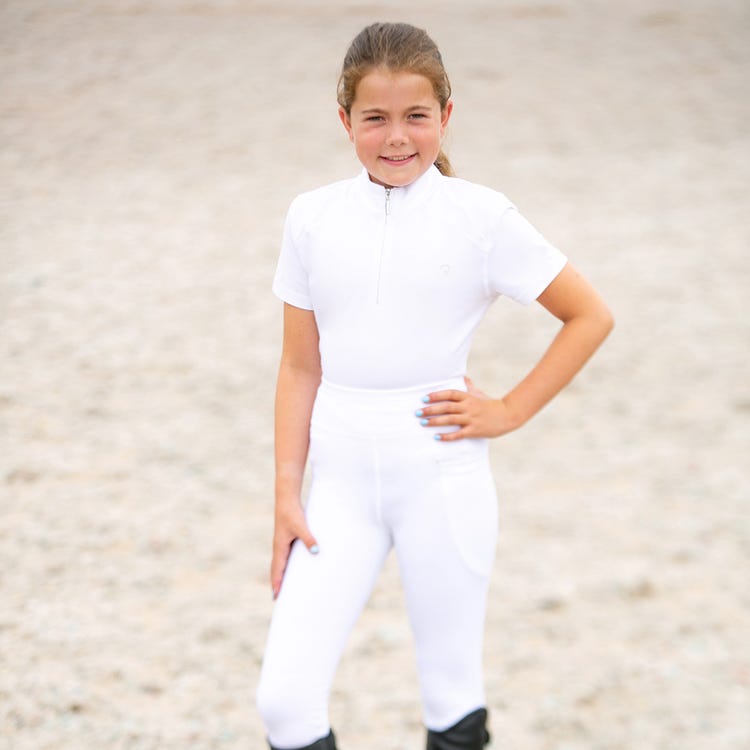 Hy Equestrian Children&#039;s Scarlet Show Shirt image 8