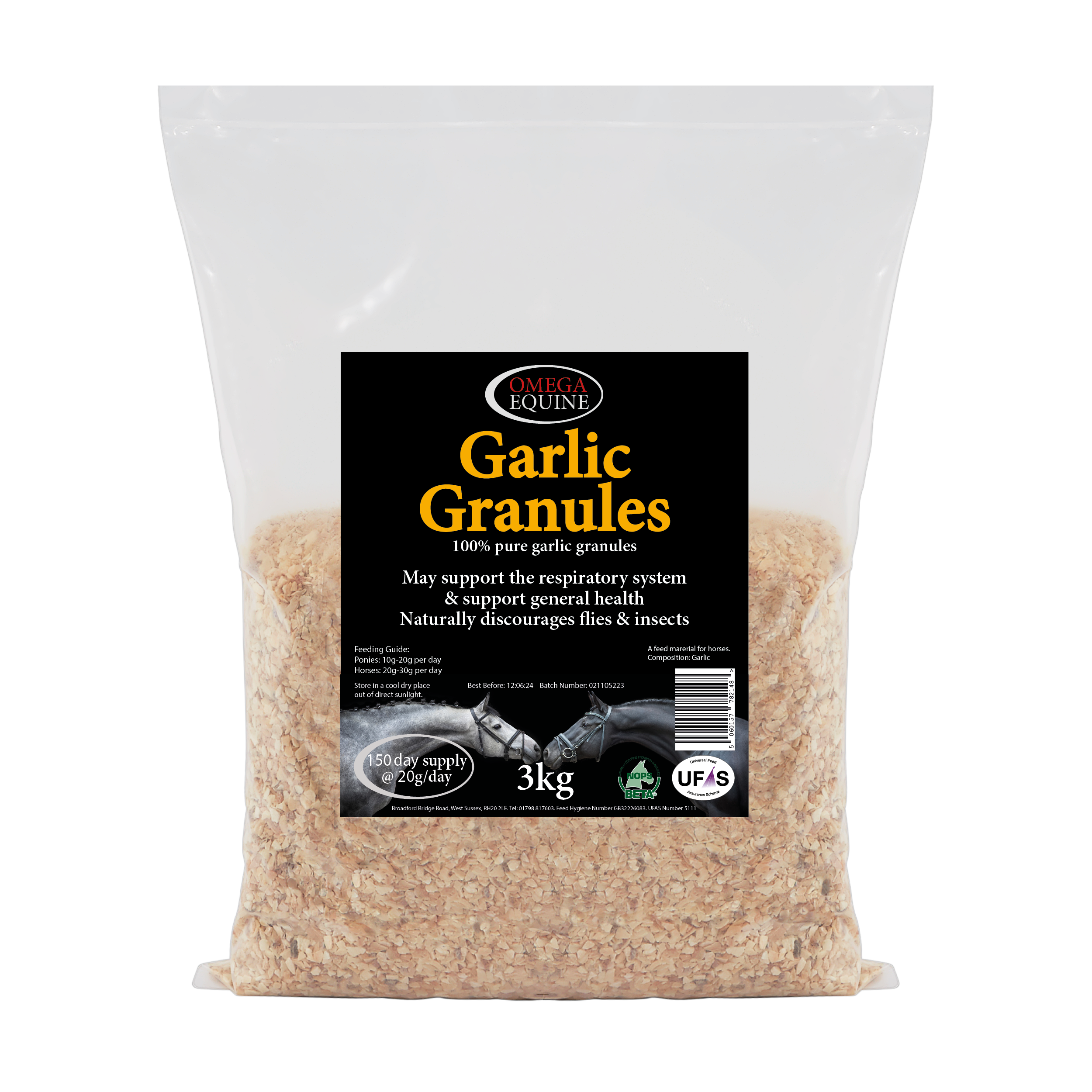 Omega Equine Garlic Granules image 2