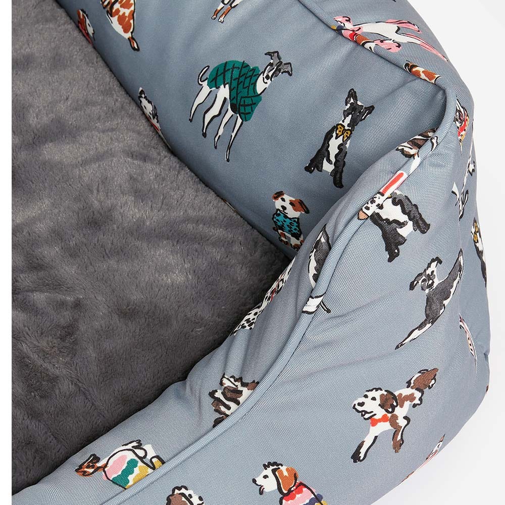 Joules Rainbow Dogs Box Bed image 4