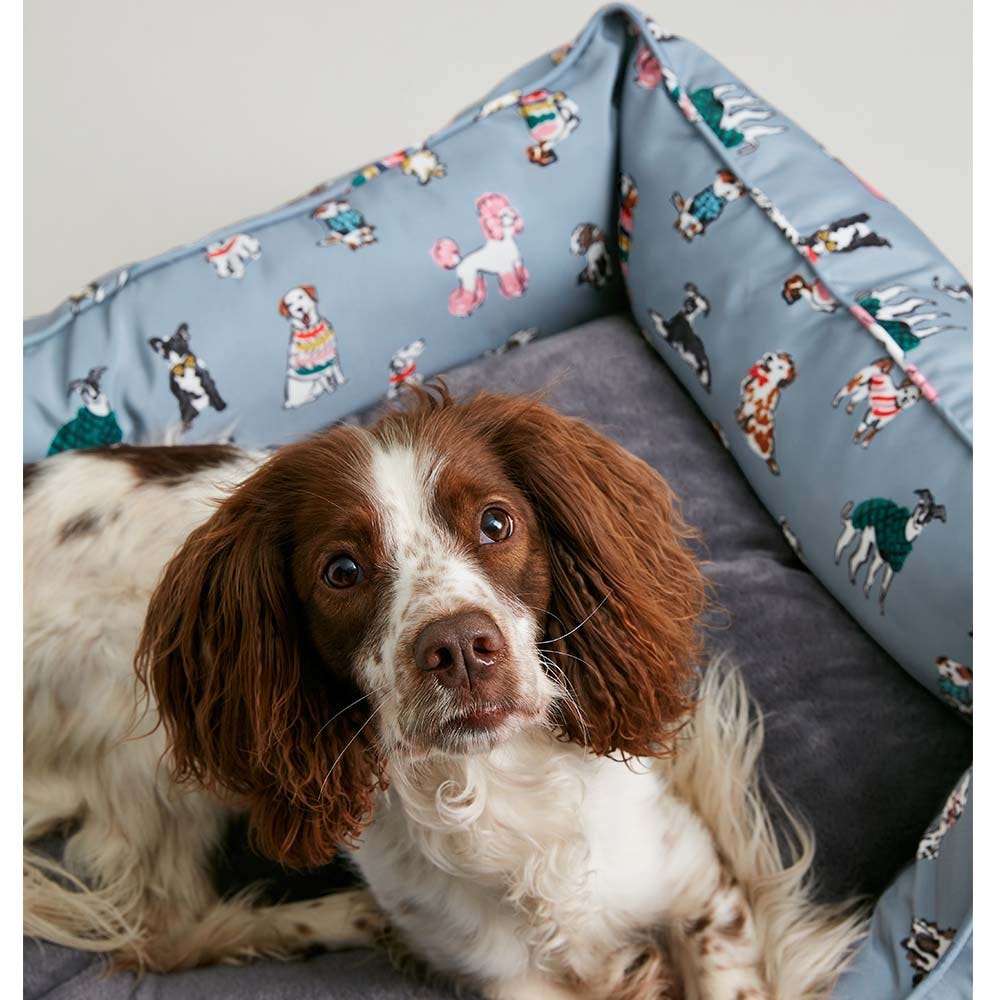 Joules Rainbow Dogs Box Bed image 6