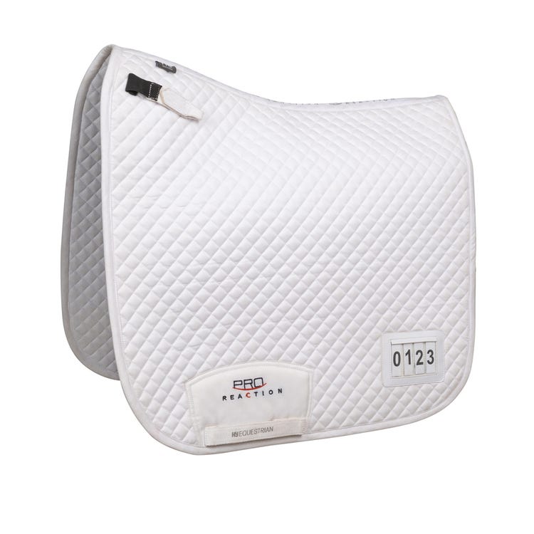 ProReaction Pima Dressage Saddle Pad with Numbers by Hy Equestrian image 1