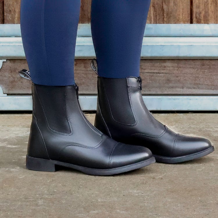 Hy Equestrian Children&#039;s Canterbury Zip Jodhpur Boot image 2