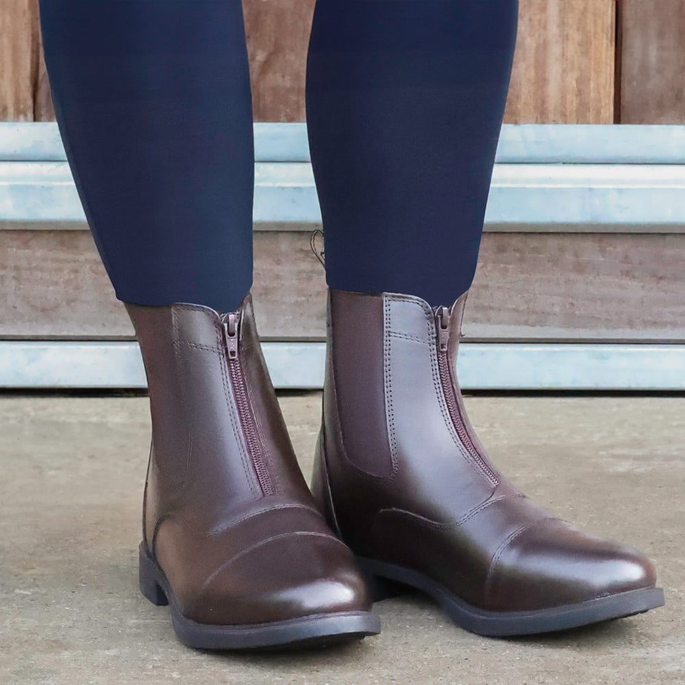 Hy Equestrian Children&#039;s Canterbury Zip Jodhpur Boot image 4