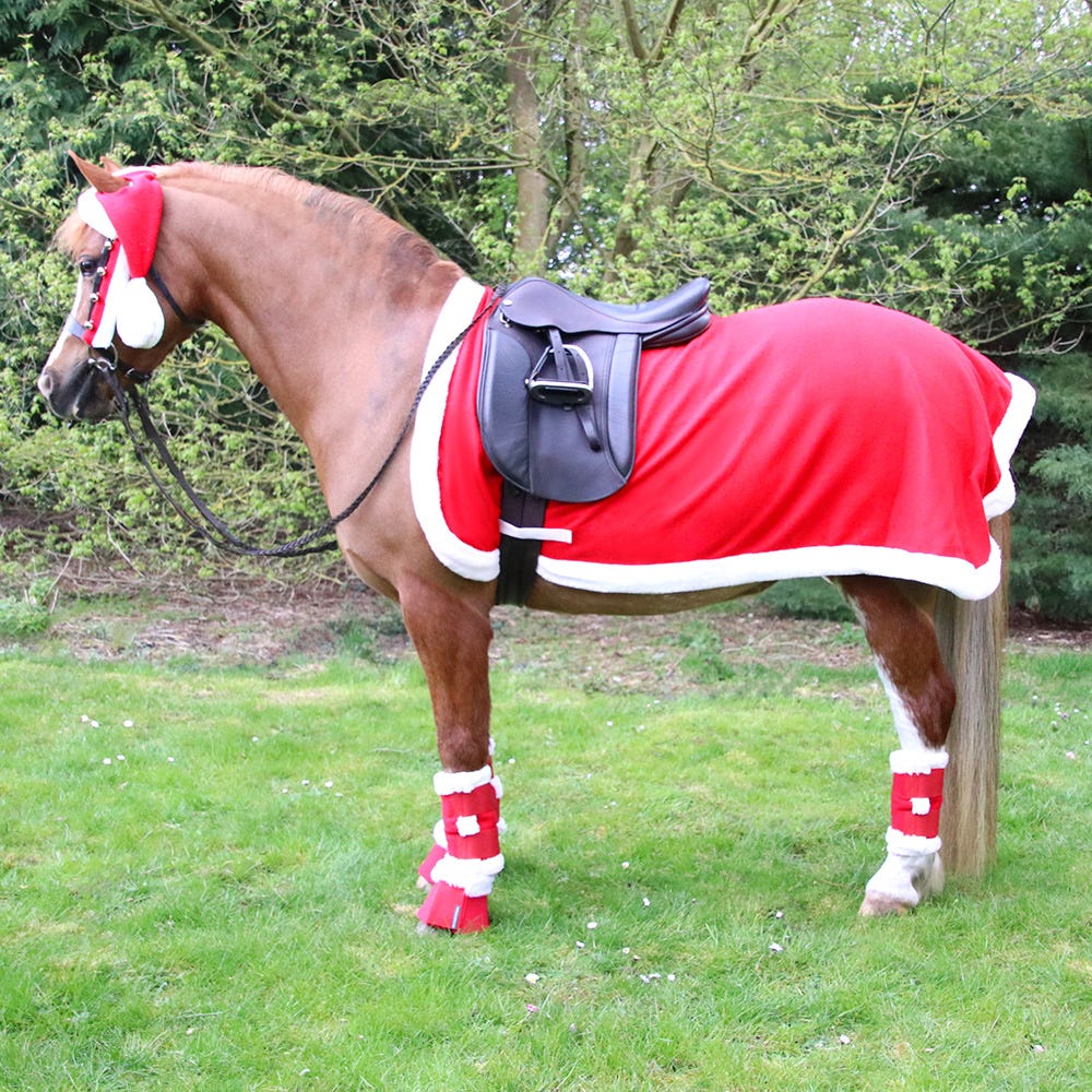 Hy Equestrian Christmas Santa Horse Hat image 2