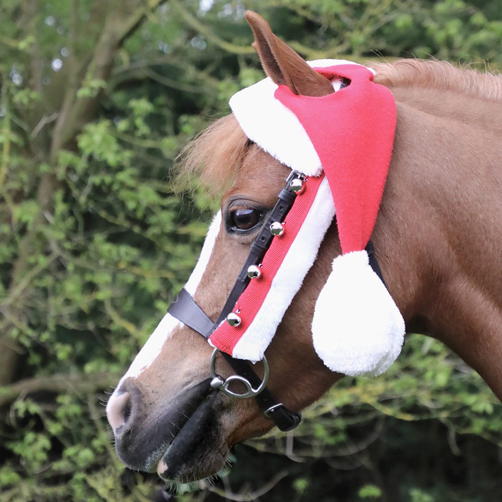 Hy Equestrian Christmas Santa Horse Hat image 3