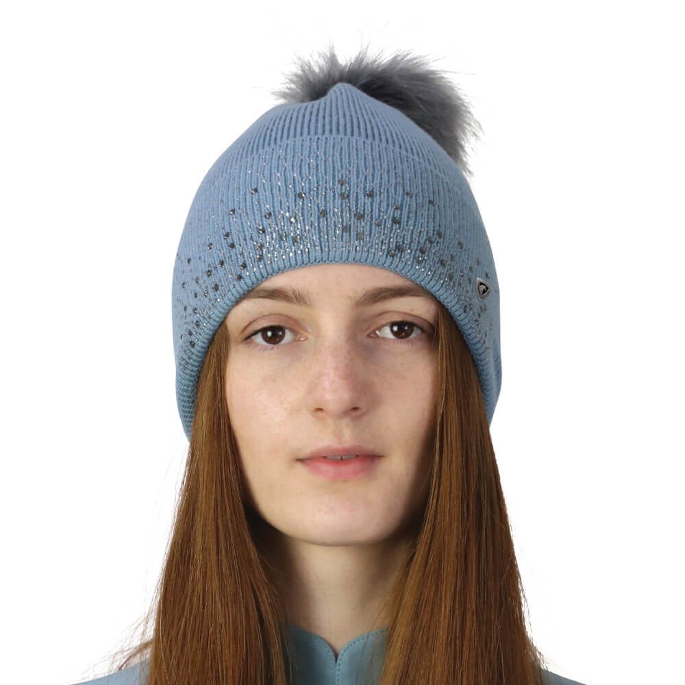 Hy Equestrian Synergy Diamante Bobble Hat - Battles