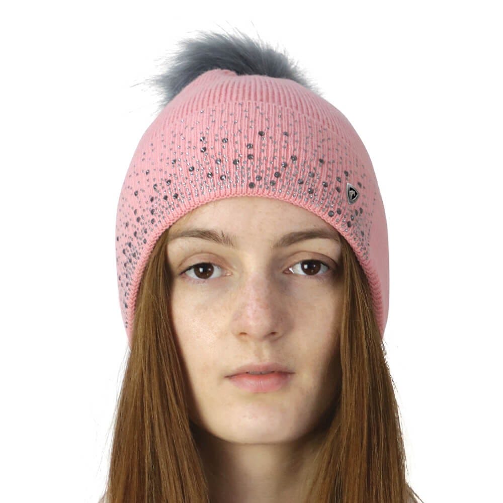 Hy Equestrian Synergy Diamante Bobble Hat image 4