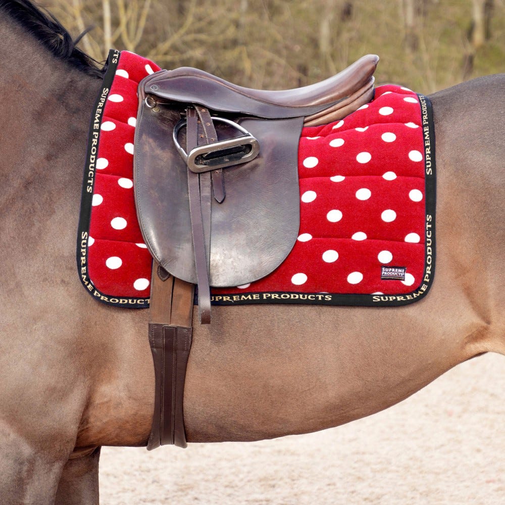 Supreme Products Dotty Fleece Saddle Pad image 1