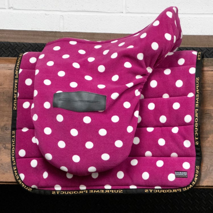 Supreme Products Dotty Fleece Saddle Pad image 3