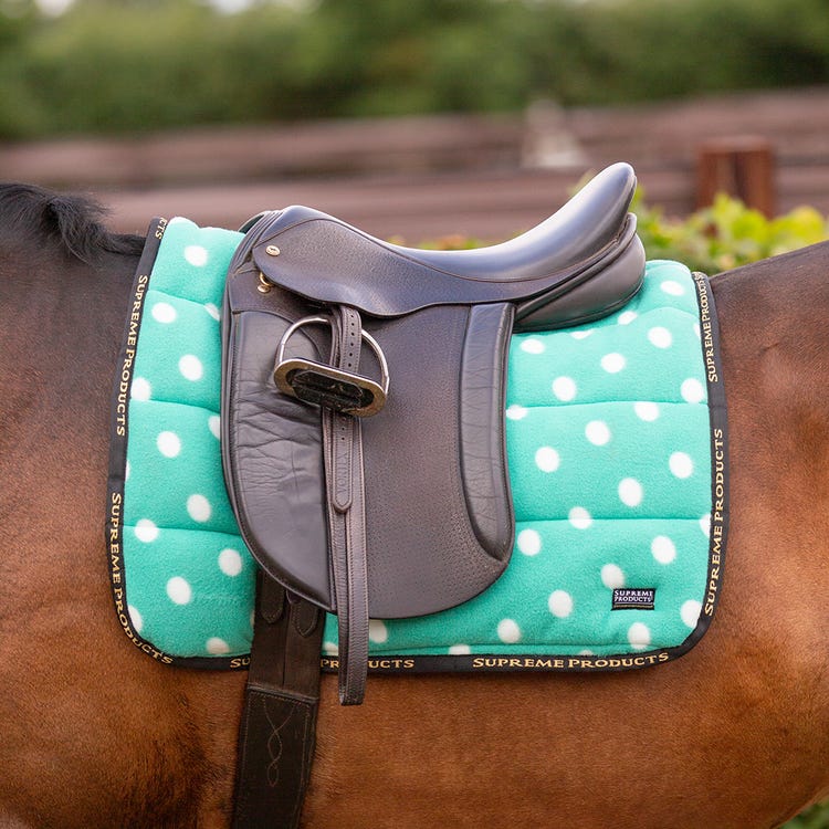 Supreme Products Dotty Fleece Saddle Pad image 4