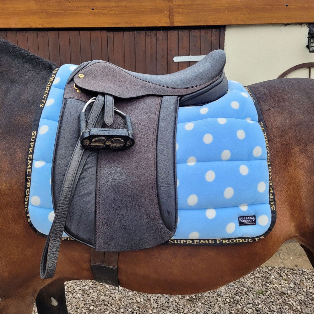 Supreme Products Dotty Fleece Saddle Pad image 4