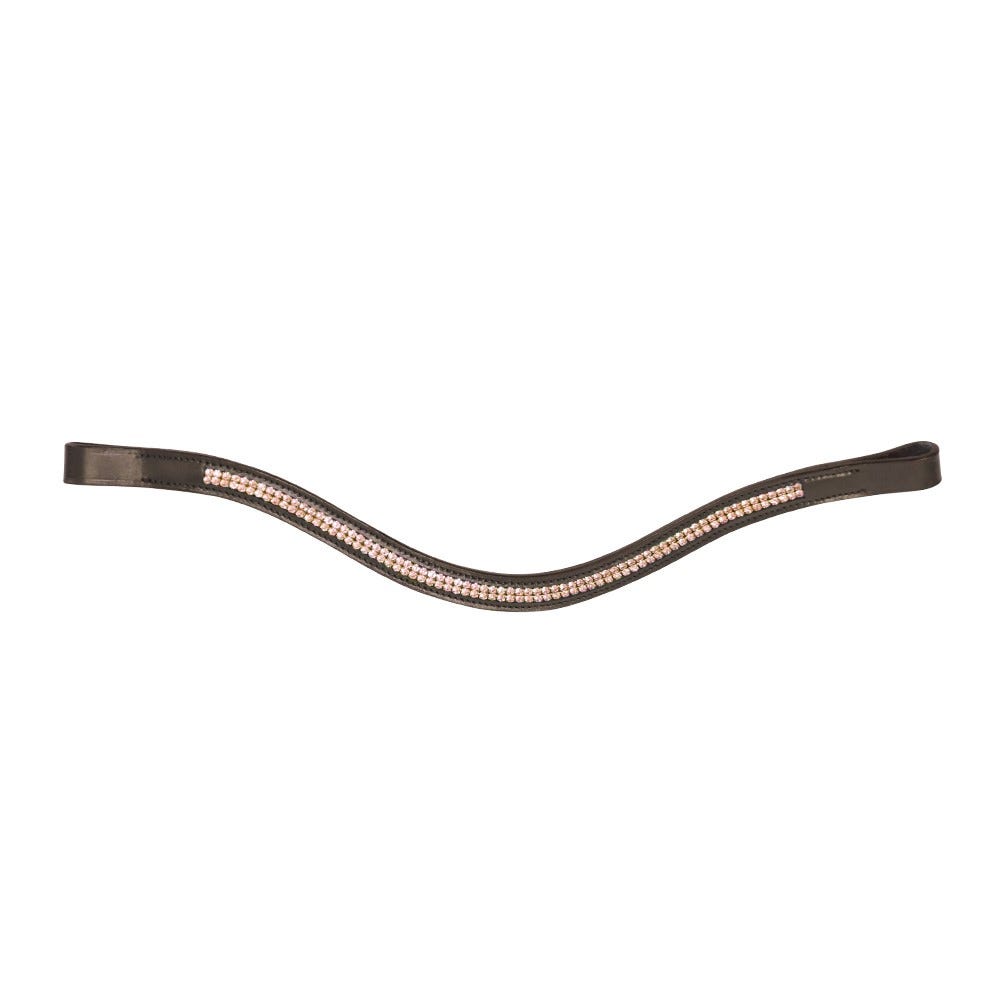 Hy Equestrian Rosciano Rose Gold Brow Band image 3