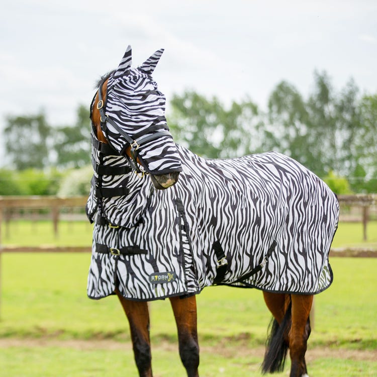 StormX Original Zebra Print Fly Rug image 2