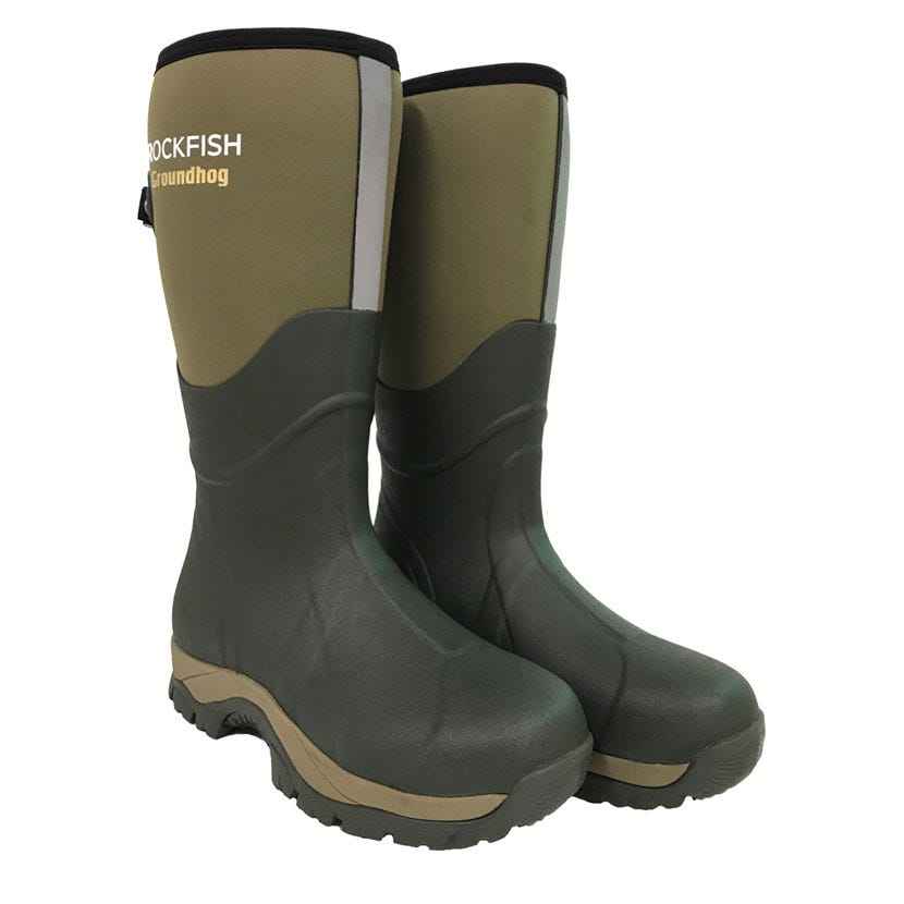 Rockfish Neoprene Lined Groundhog Wellington Boots image 1