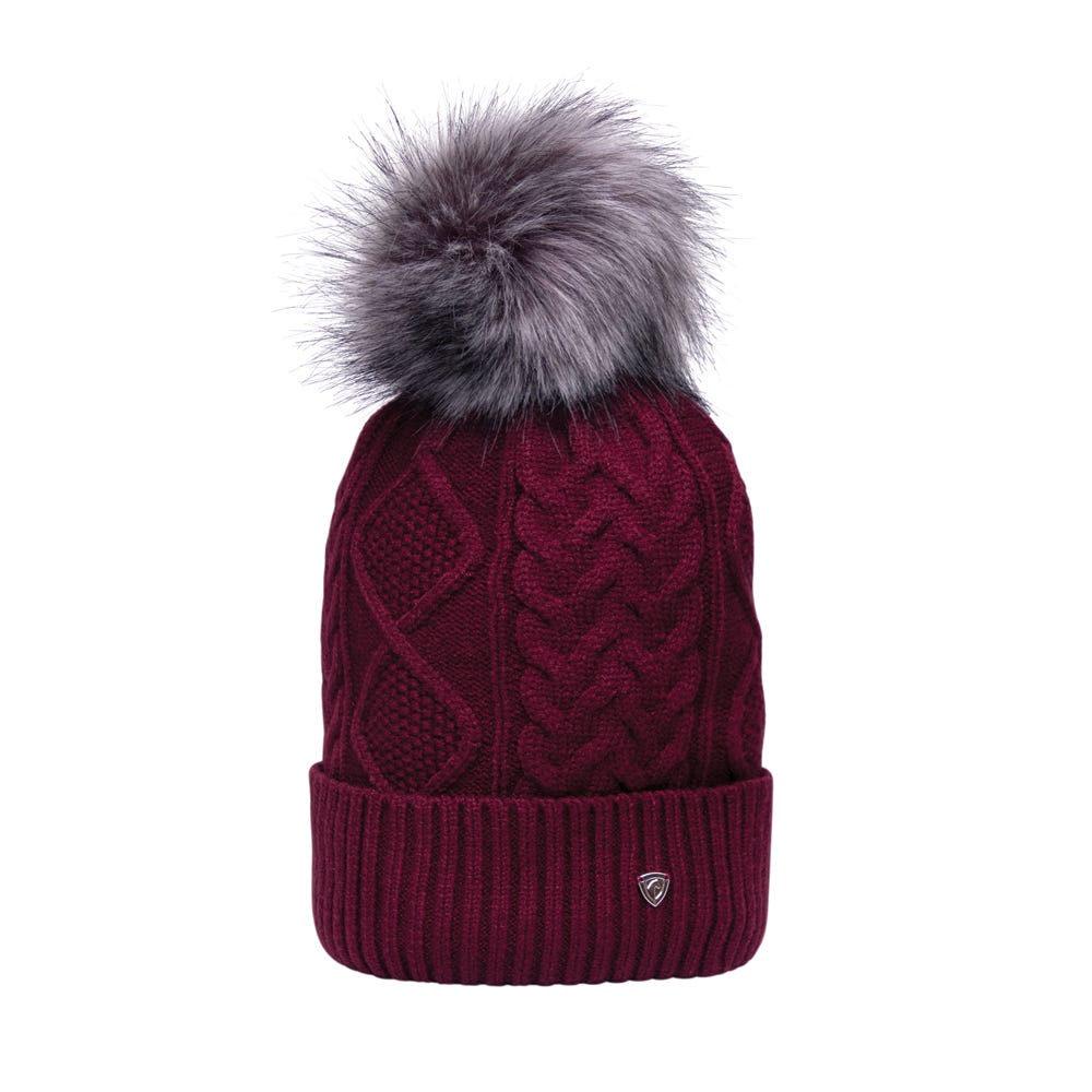 Hy Equestrian Vanoise Knitted Bobble Hat image 1